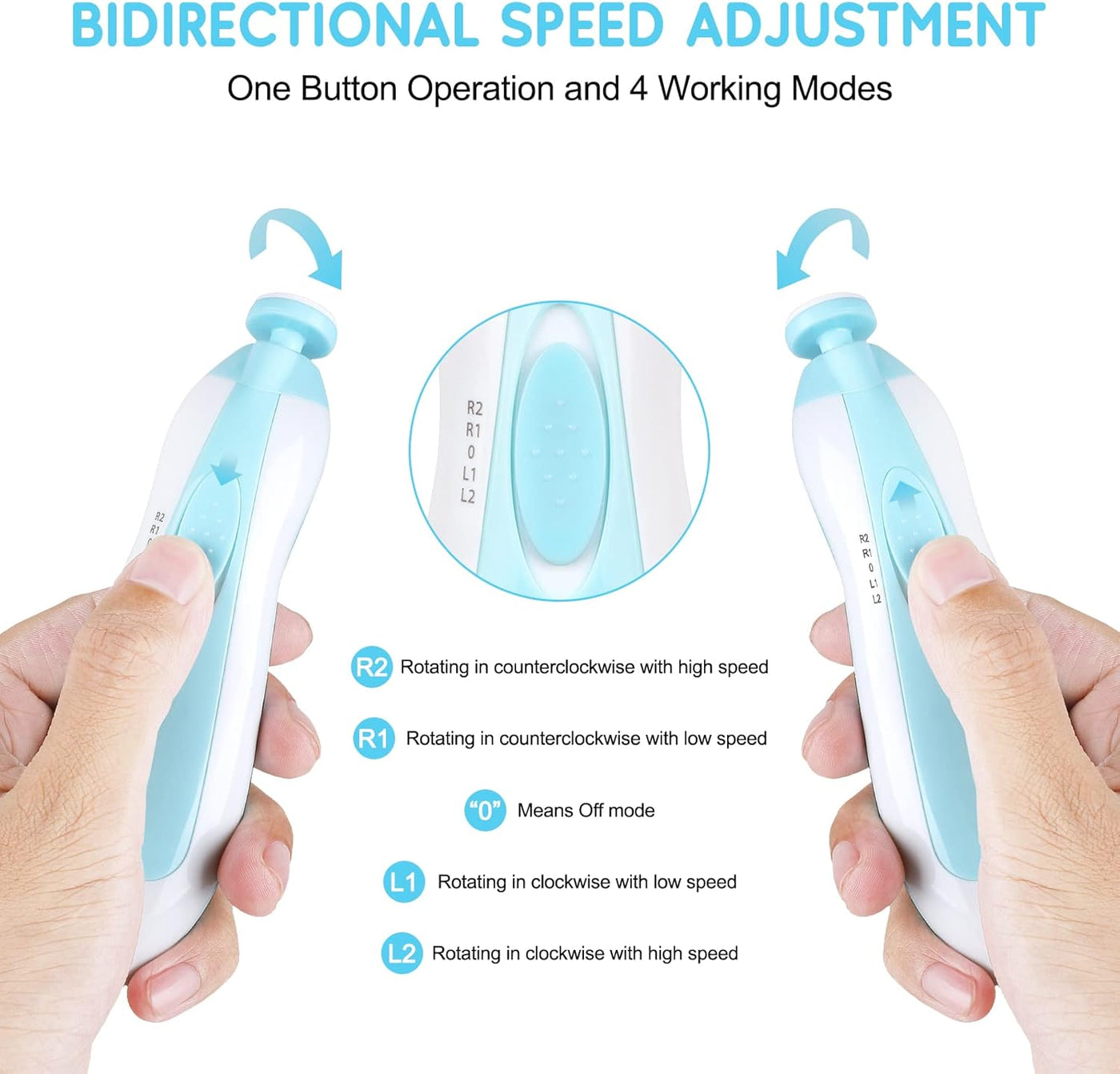Gentle Glide Electric Nail Trimmer