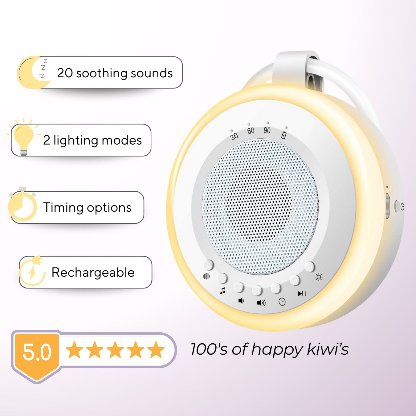 Portable White Noise Sleep Machine