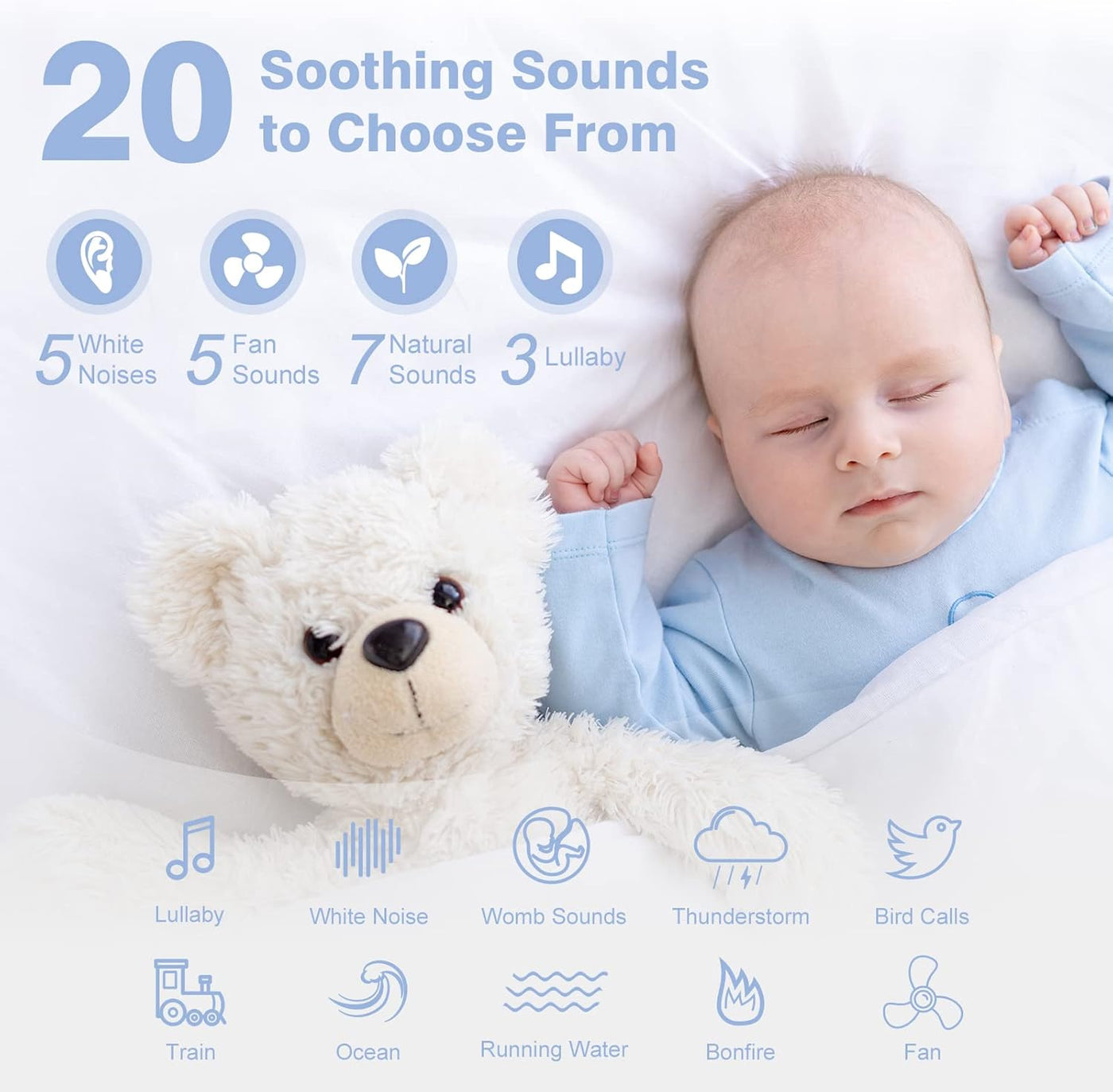 Portable White Noise Sleep Machine